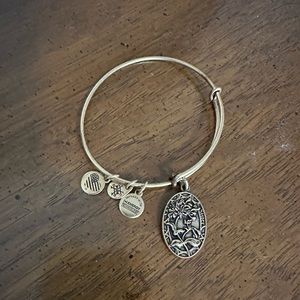 Alex & Ani gold Sister bangle
